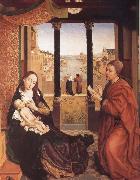 Rogier van der Weyden St Luke Drawing the Virgin oil painting